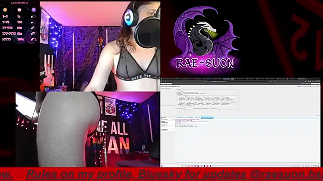 Snapshot of Rae-Suon chatting on October 11, 2:12 am Rae-Suon online show from October 11, 2:12 am