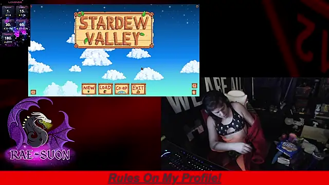 Rae-Suon online show from December 14, 1:23 am