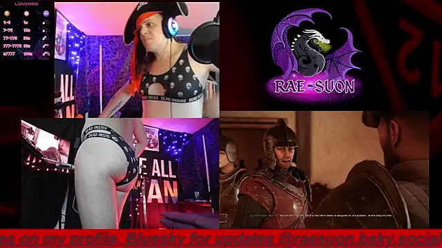 Snapshot of Rae-Suon chatting on October 10, 2:34 am Rae-Suon online show from October 10, 2:34 am