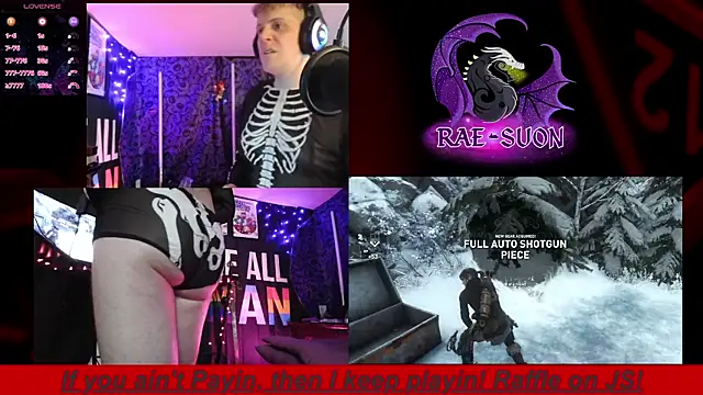 Snapshot of Rae-Suon chatting on October 8, 2:13 am Rae-Suon online show from October 8, 2:13 am