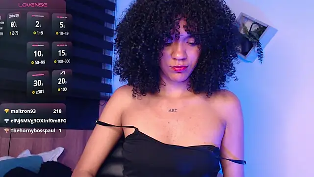 Snapshot of AmarantaFoxx chatting on March 2, 7:10 am AmarantaFoxx online show from March 2, 7:10 am