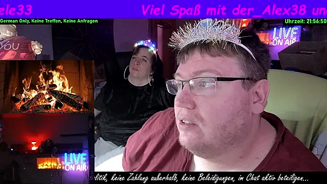 der alex38 online show from April 9, 7:20 pm