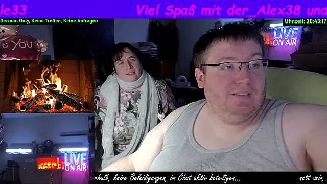 der alex38 online show from April 11, 6:44 pm