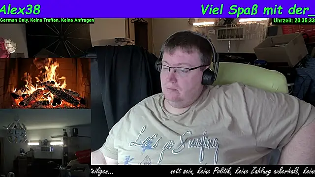 der alex38 online show from April 3, 6:36 pm