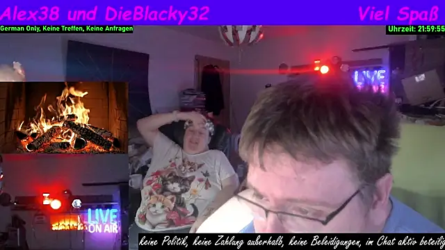 der alex38 online show from February 8, 9:01 pm