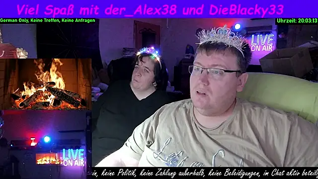 der alex38 online show from April 5, 6:03 pm
