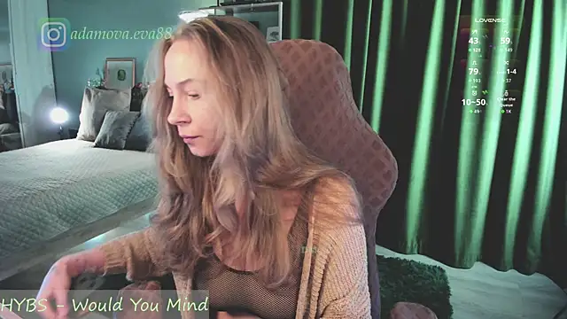  Eva Adama online show from April 5, 7:09 pm