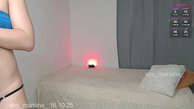 Snapshot of soy_mariana_ chatting on October 18, 1:07 am soy mariana online show from October 18, 1:07 am