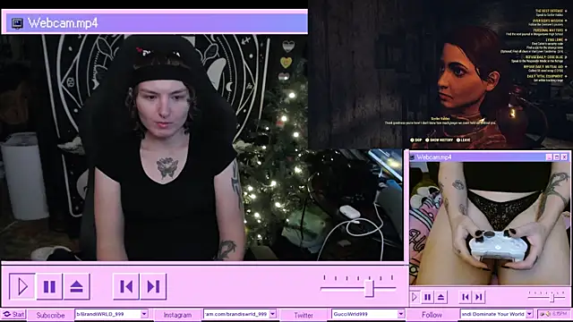 Snapshot of BrandiWRLD_999 chatting on January 12, 12:18 am BrandiWRLD 999 online show from January 12, 12:18 am