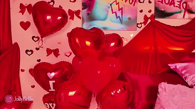 Snapshot of jolly_bellle chatting on February 14, 2:07 am jolly bellle online show from February 14, 2:07 am
