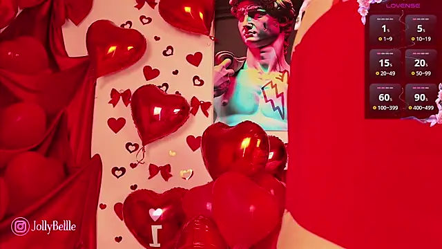 Snapshot of jolly_bellle chatting on February 16, 1:58 am jolly bellle online show from February 16, 1:58 am
