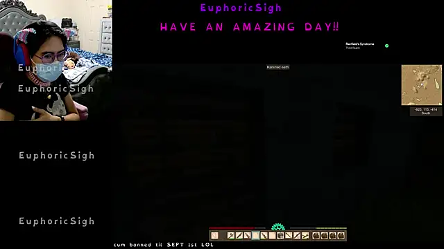 Snapshot of EuphoricSigh chatting on May 25, 1:38 am EuphoricSigh online show from May 25, 1:38 am