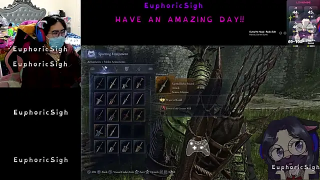 EuphoricSigh online show from February 18, 6:55 am