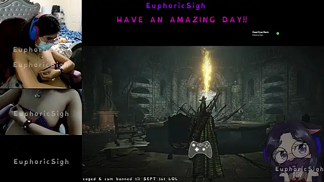 Snapshot of EuphoricSigh chatting on June 5, 6:52 am EuphoricSigh online show from June 5, 6:52 am