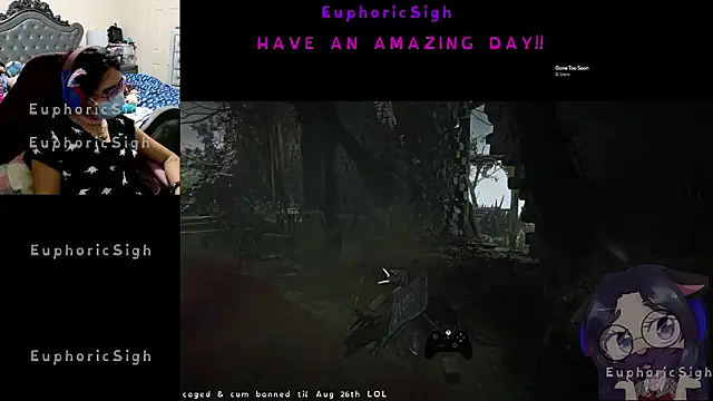 Snapshot of EuphoricSigh chatting on June 30, 8:42 pm EuphoricSigh online show from June 30, 8:42 pm