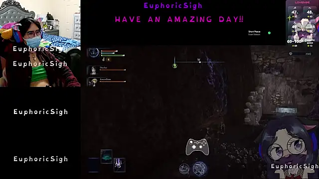 EuphoricSigh online show from February 22, 9:27 pm