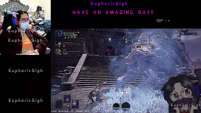 EuphoricSigh online show from April 21, 3:40 pm