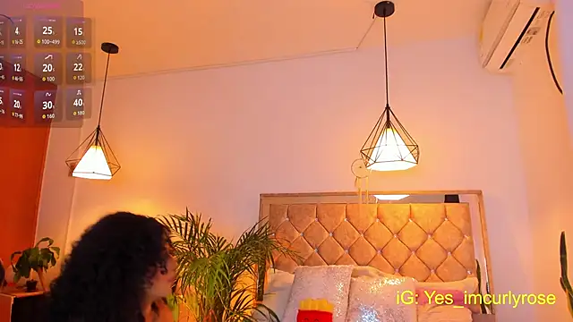 CurlyRose   online show from October 18, 9:50 pm