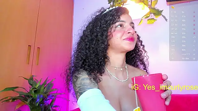 CurlyRose   online show from March 20, 12:08 am