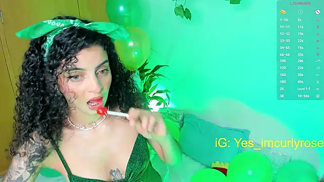 CurlyRose   online show from March 17, 9:46 pm