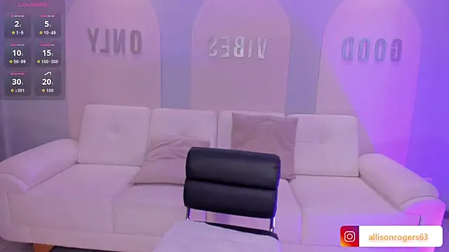 AllisonRogersX online show from December 20, 6:55 pm