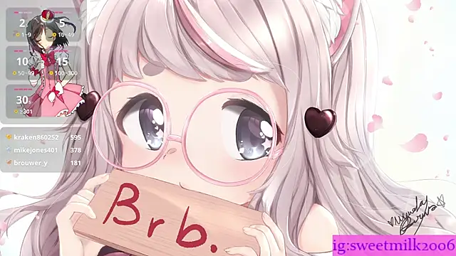 sweetmilk2006 online show from January 14, 11:53 am