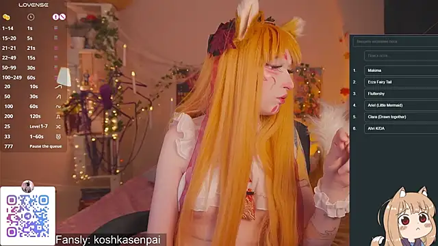 koshkasenpai online show from October 26, 11:43 am