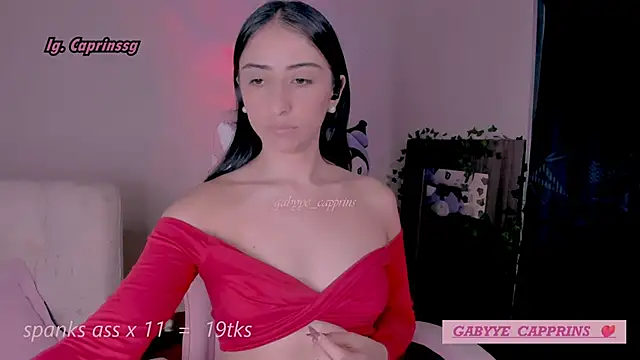 gabyye capprins online show from April 3, 1:45 am