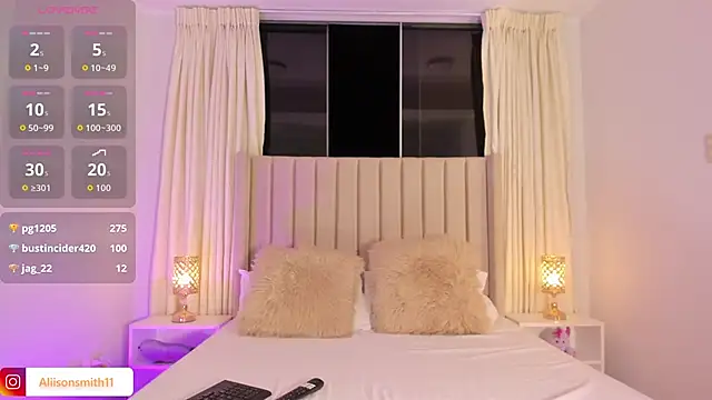 Aliison Smith online show from January 15, 2:26 am