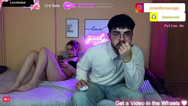 MrAndMrsSavage online show from February 13, 9:27 pm