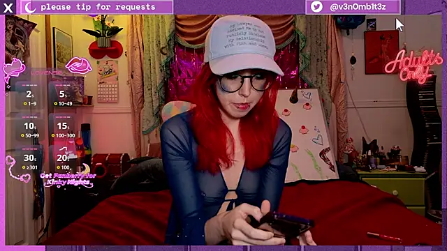 v3n0mb1t3z online show from May 14, 7:05 am