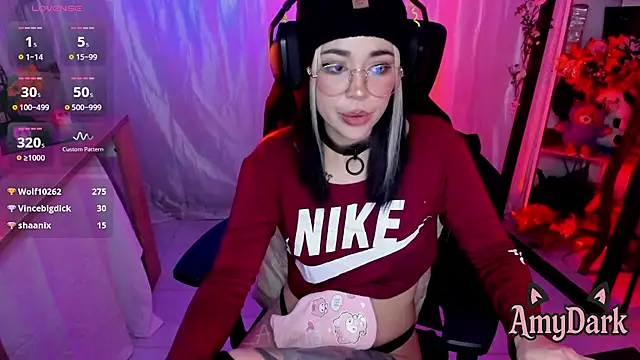 Snapshot of _AmyDark chatting on November 19, 12:21 am AmyDark online show from November 19, 12:21 am