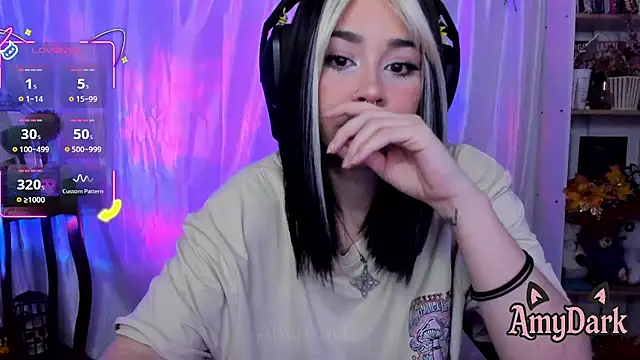  AmyDark online show from February 8, 10:40 pm