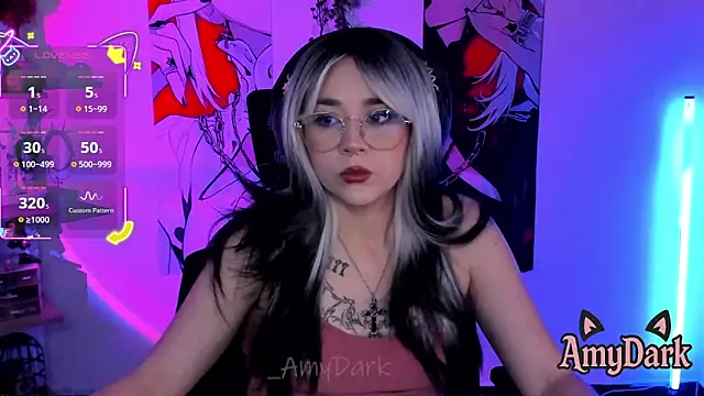  AmyDark online show from April 4, 9:21 pm