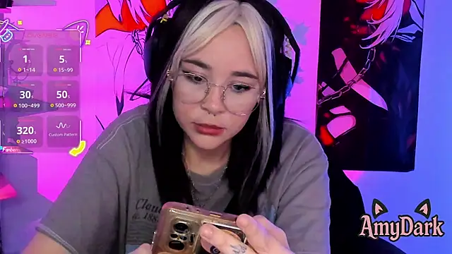  AmyDark online show from April 7, 5:04 pm