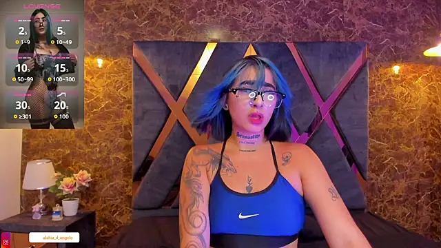 Snapshot of Alahia_Dangelo chatting on February 6, 5:47 am Alahia Dangelo online show from February 6, 5:47 am