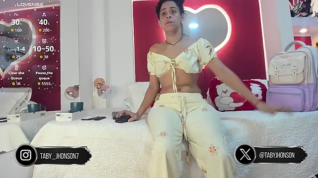 TabyJhonson online show from February 13, 1:00 pm