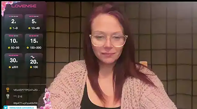 Snapshot of MelodyRoseUk chatting on January 9, 7:18 pm MelodyRoseUk online show from January 9, 7:18 pm
