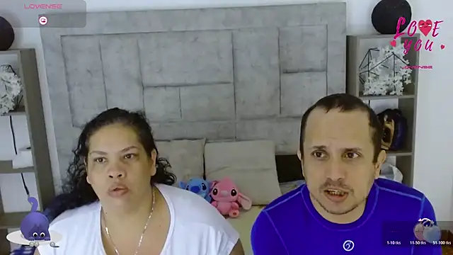 Candy and Jh0n online show from February 14, 2:17 pm