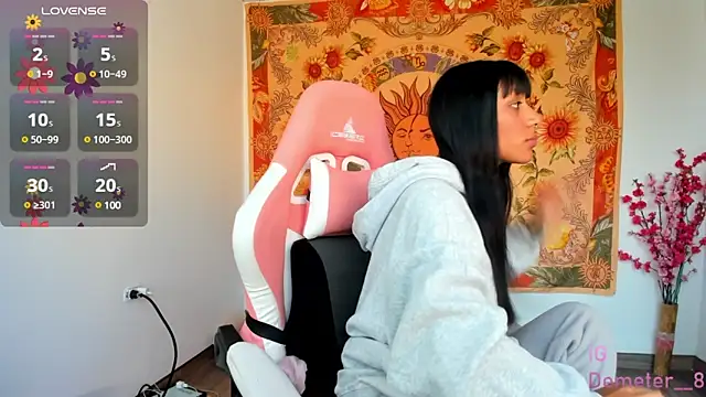 Snapshot of Demeter__ chatting on March 9, 9:03 pm Demeter online show from March 9, 9:03 pm