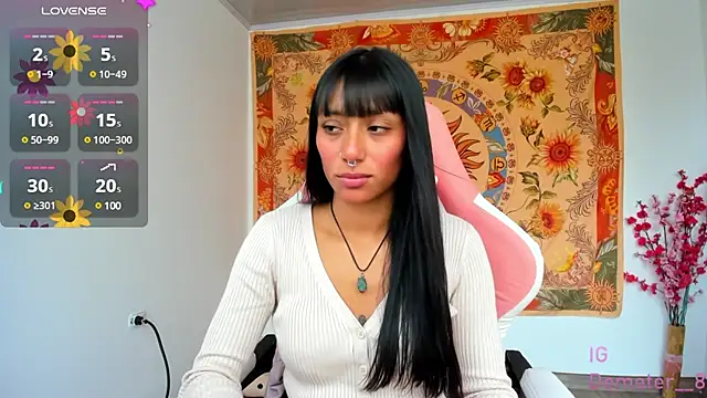 Snapshot of Demeter__ chatting on March 18, 7:12 pm Demeter online show from March 18, 7:12 pm