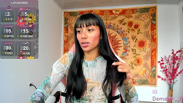 Snapshot of Demeter__ chatting on March 10, 8:34 pm Demeter online show from March 10, 8:34 pm