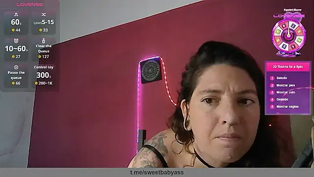 sweetbabyass online show from January 9, 7:21 pm