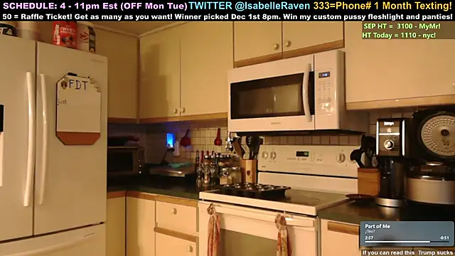 Snapshot of IsabelleRaven chatting on September 19, 12:03 am IsabelleRaven online show from September 19, 12:03 am