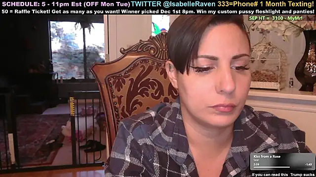 Snapshot of IsabelleRaven chatting on September 25, 10:05 pm IsabelleRaven online show from September 25, 10:05 pm