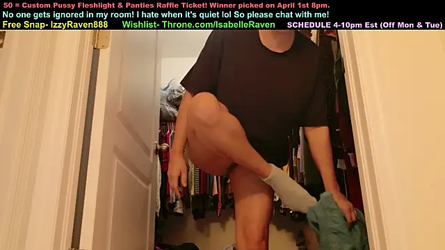 IsabelleRaven online show from March 27, 6:09 pm