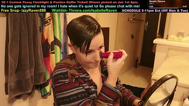 IsabelleRaven online show from January 12, 11:31 pm