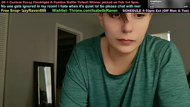 IsabelleRaven online show from February 23, 11:05 pm