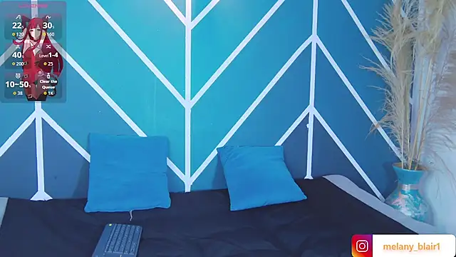 Snapshot of melany_blair chatting on November 26, 8:42 pm melany blair online show from November 26, 8:42 pm