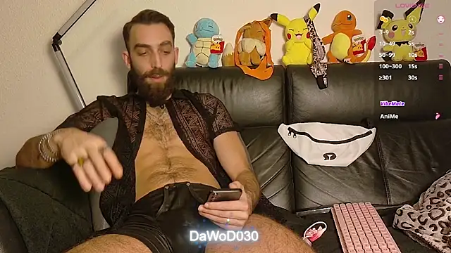 Snapshot of DaWoD030 chatting on February 9, 7:34 pm DaWoD030 online show from February 9, 7:34 pm